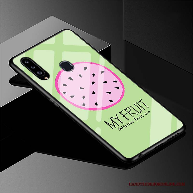 Hülle Samsung Galaxy A20s Schutz Anti-sturz Einfach, Case Samsung Galaxy A20s Karikatur Rosa Handyhüllen