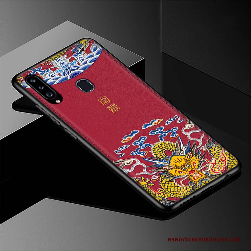 Hülle Samsung Galaxy A20s Schutz Grau Anti-sturz, Case Samsung Galaxy A20s Kreativ Trend Wind