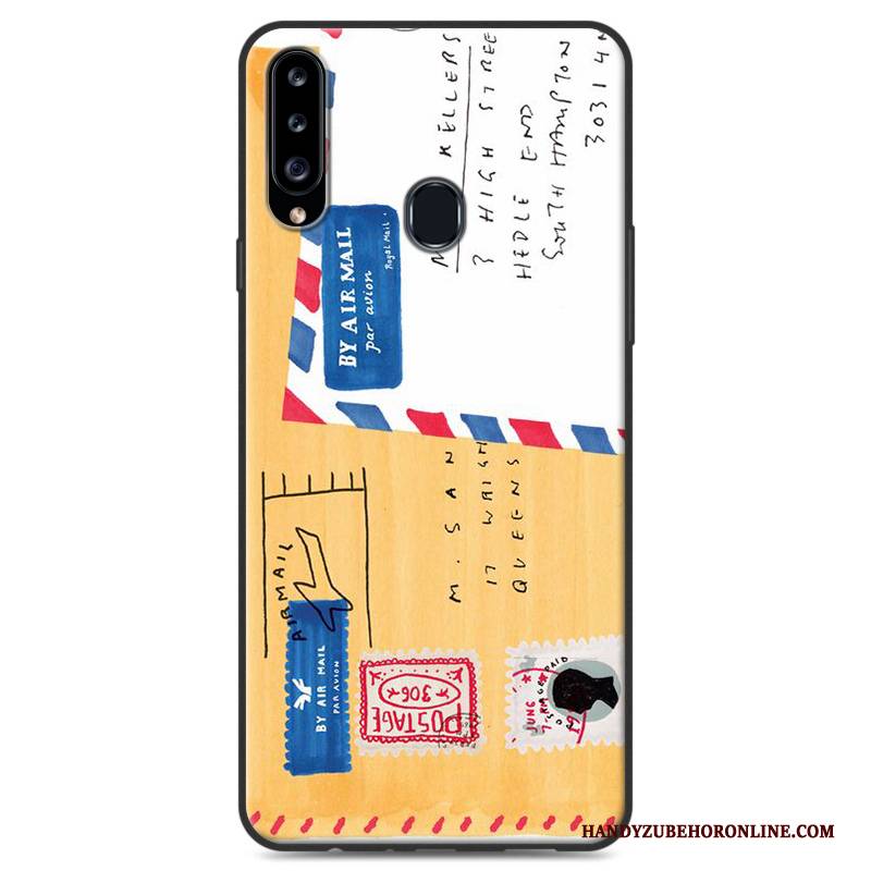 Hülle Samsung Galaxy A20s Schutz Handyhüllen Anti-sturz, Case Samsung Galaxy A20s Weiche Herz Hängende Verzierungen