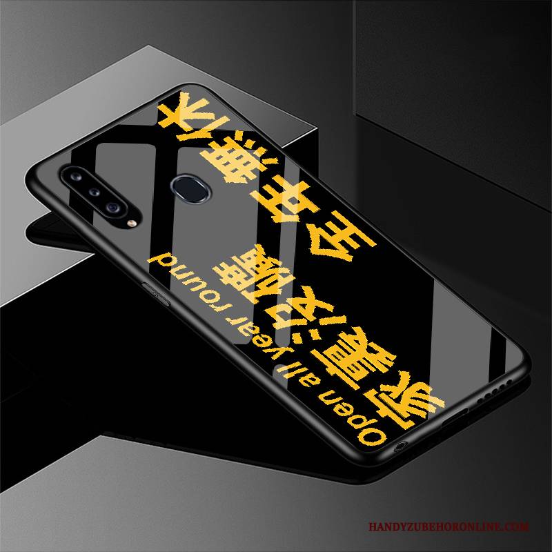 Hülle Samsung Galaxy A20s Silikon Spiegel Liebhaber, Case Samsung Galaxy A20s Schutz Angepasst Glas