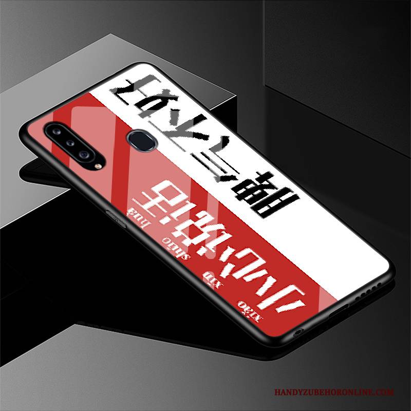 Hülle Samsung Galaxy A20s Silikon Spiegel Liebhaber, Case Samsung Galaxy A20s Schutz Angepasst Glas