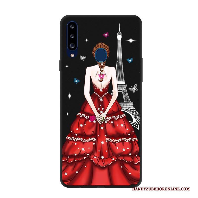 Hülle Samsung Galaxy A20s Weiche Grün Anti-sturz, Case Samsung Galaxy A20s Schutz Einfach Angepasst