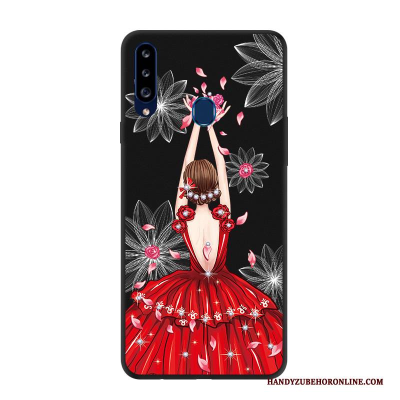 Hülle Samsung Galaxy A20s Weiche Grün Anti-sturz, Case Samsung Galaxy A20s Schutz Einfach Angepasst