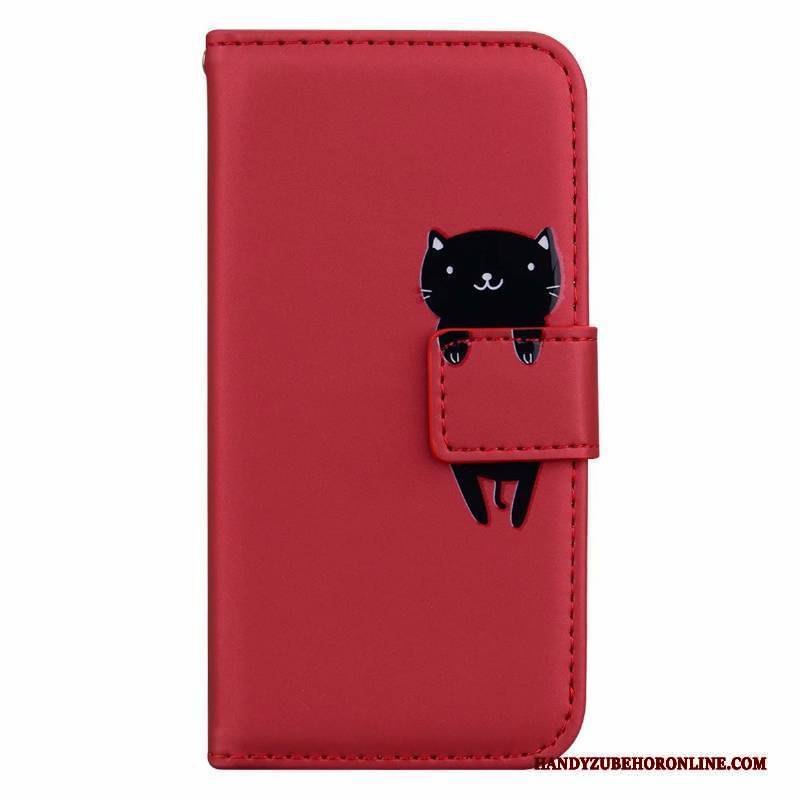 Hülle Samsung Galaxy A21s Folio Orange Handyhüllen, Case Samsung Galaxy A21s Lederhülle Tier