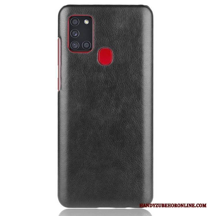 Hülle Samsung Galaxy A21s Lederhülle Nubuck Handyhüllen, Case Samsung Galaxy A21s Leder Anti-sturz Persönlichkeit