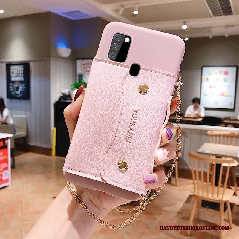 Hülle Samsung Galaxy A21s Silikon Gelb Handyhüllen, Case Samsung Galaxy A21s Taschen