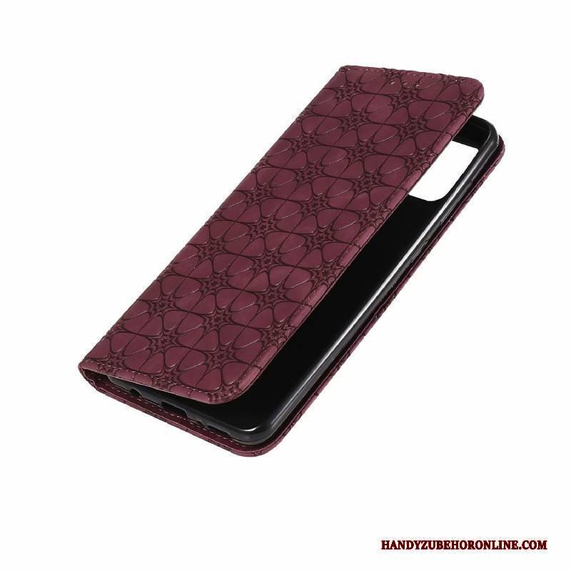 Hülle Samsung Galaxy A21s Taschen Neu Glücklich, Case Samsung Galaxy A21s Lederhülle Muster Blumen