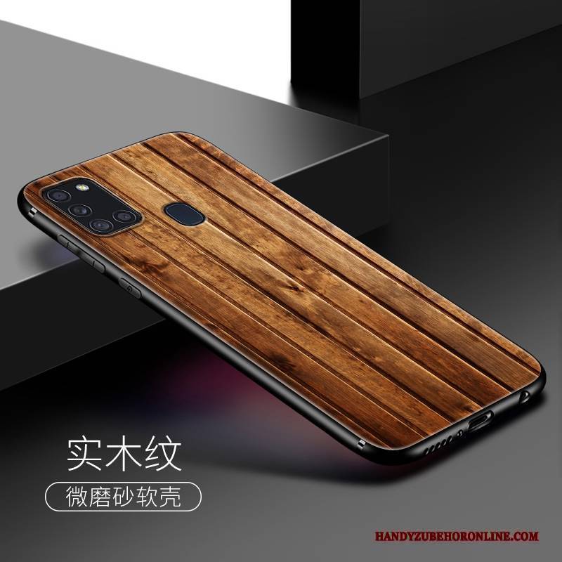 Hülle Samsung Galaxy A21s Weiche Trend Handyhüllen, Case Samsung Galaxy A21s Silikon Persönlichkeit Nubuck