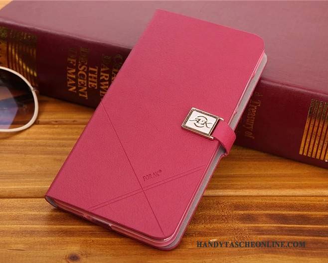 Hülle Samsung Galaxy A3 2015 Lederhülle Dünne Rosa, Case Samsung Galaxy A3 2015 Schutz Handyhüllen