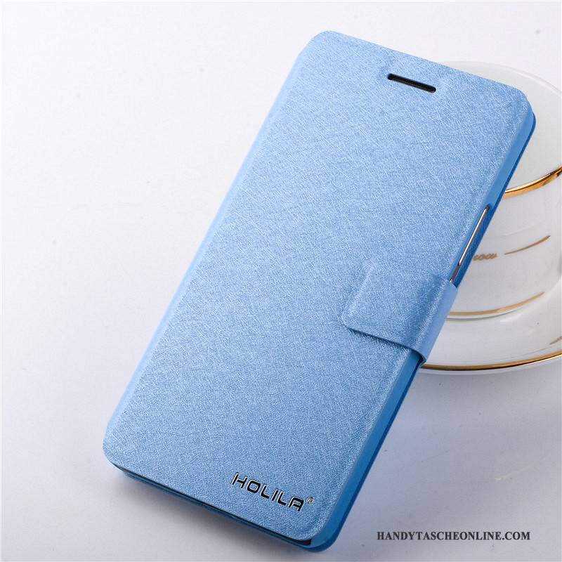 Hülle Samsung Galaxy A3 2015 Lederhülle Trend Handyhüllen, Case Samsung Galaxy A3 2015 Schutz Hellblau