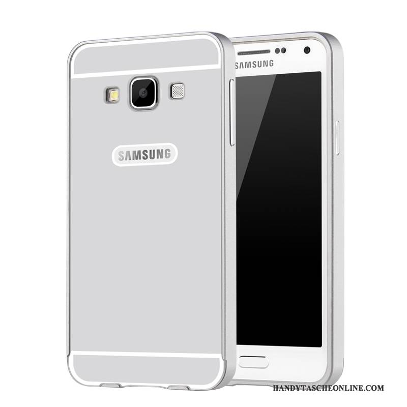 Hülle Samsung Galaxy A3 2015 Metall Handyhüllen Blau, Case Samsung Galaxy A3 2015 Schutz Grenze