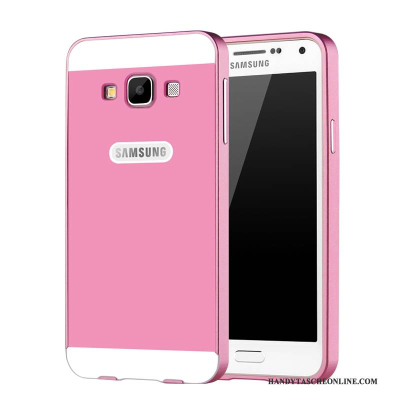 Hülle Samsung Galaxy A3 2015 Metall Handyhüllen Blau, Case Samsung Galaxy A3 2015 Schutz Grenze