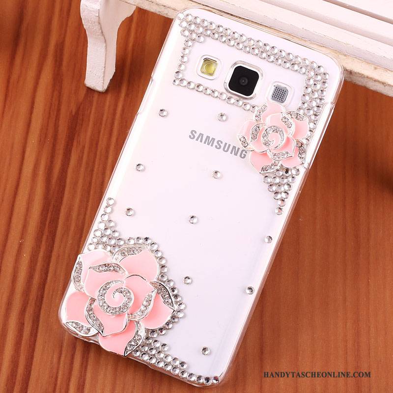 Hülle Samsung Galaxy A3 2015 Strass Gold Schwer, Case Samsung Galaxy A3 2015 Schutz Handyhüllen Anti-sturz