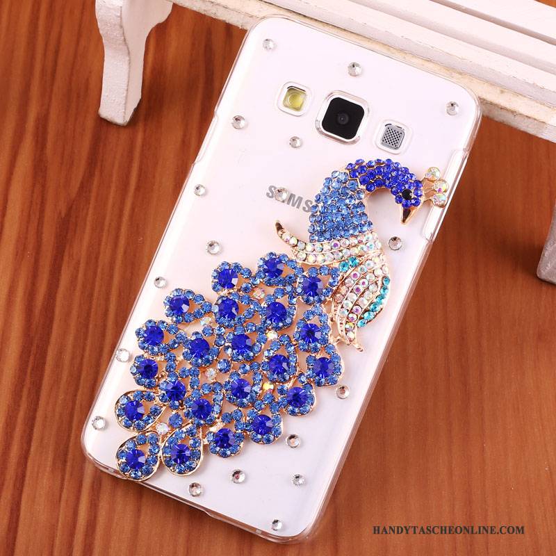 Hülle Samsung Galaxy A3 2015 Strass Gold Schwer, Case Samsung Galaxy A3 2015 Schutz Handyhüllen Anti-sturz