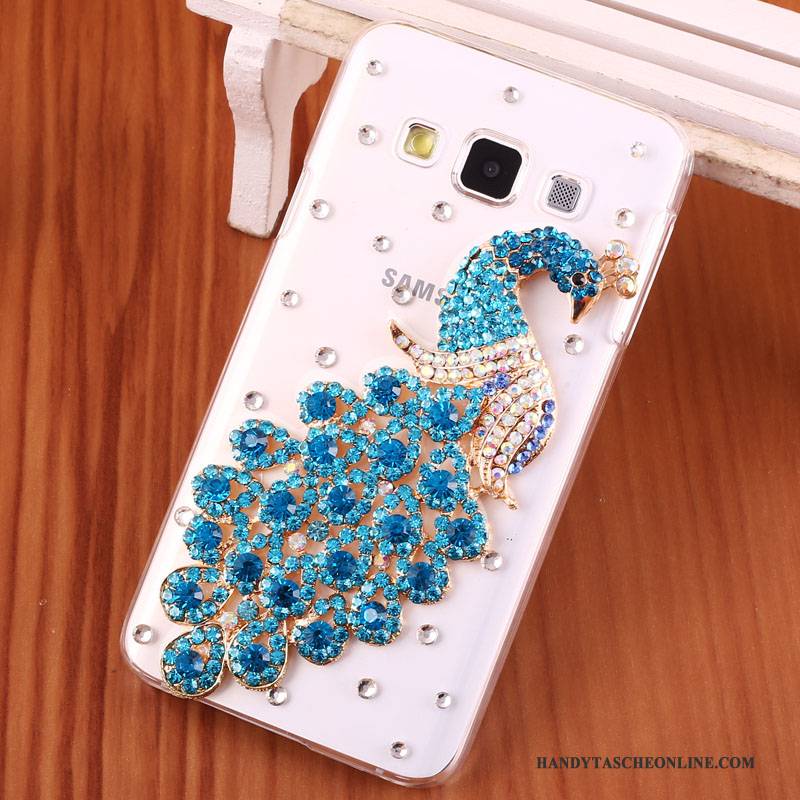 Hülle Samsung Galaxy A3 2015 Strass Gold Schwer, Case Samsung Galaxy A3 2015 Schutz Handyhüllen Anti-sturz