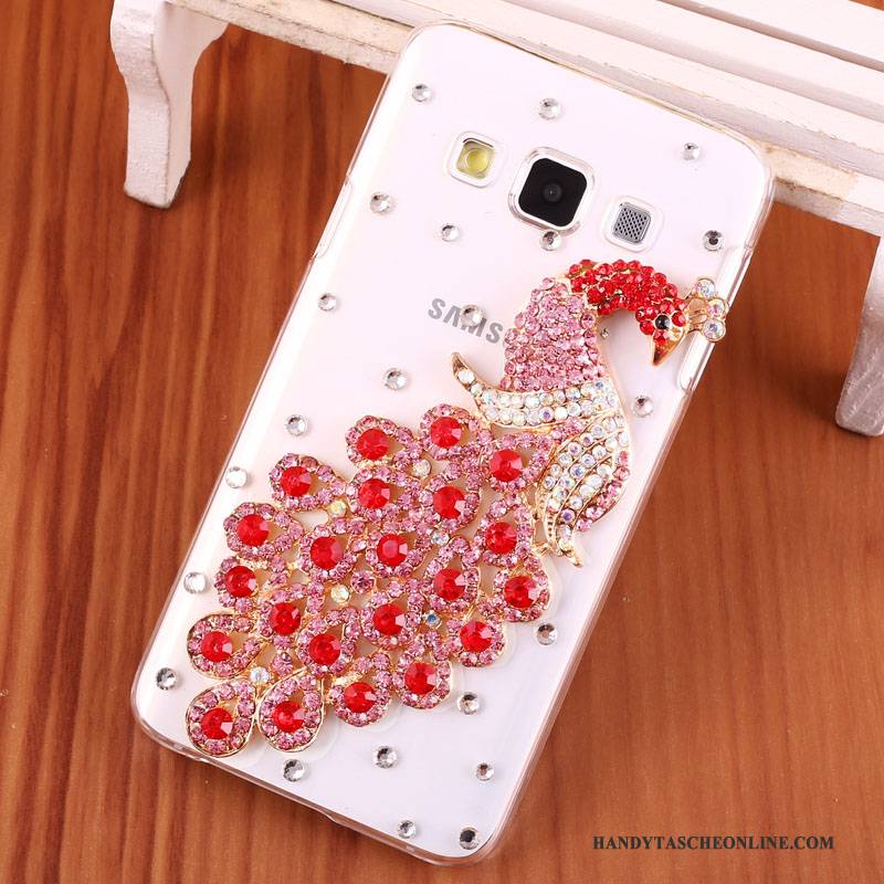 Hülle Samsung Galaxy A3 2015 Strass Gold Schwer, Case Samsung Galaxy A3 2015 Schutz Handyhüllen Anti-sturz