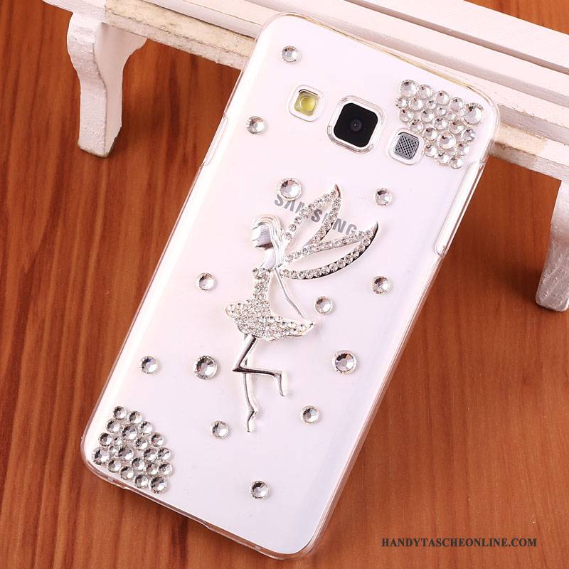 Hülle Samsung Galaxy A3 2015 Strass Gold Schwer, Case Samsung Galaxy A3 2015 Schutz Handyhüllen Anti-sturz