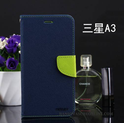 Hülle Samsung Galaxy A3 2015 Weiche Anti-sturz Blau, Case Samsung Galaxy A3 2015 Taschen