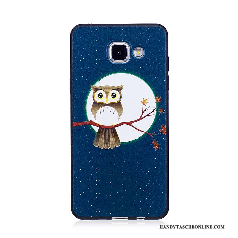 Hülle Samsung Galaxy A3 2016 Schutz Handyhüllen Grün, Case Samsung Galaxy A3 2016 Karikatur Trend