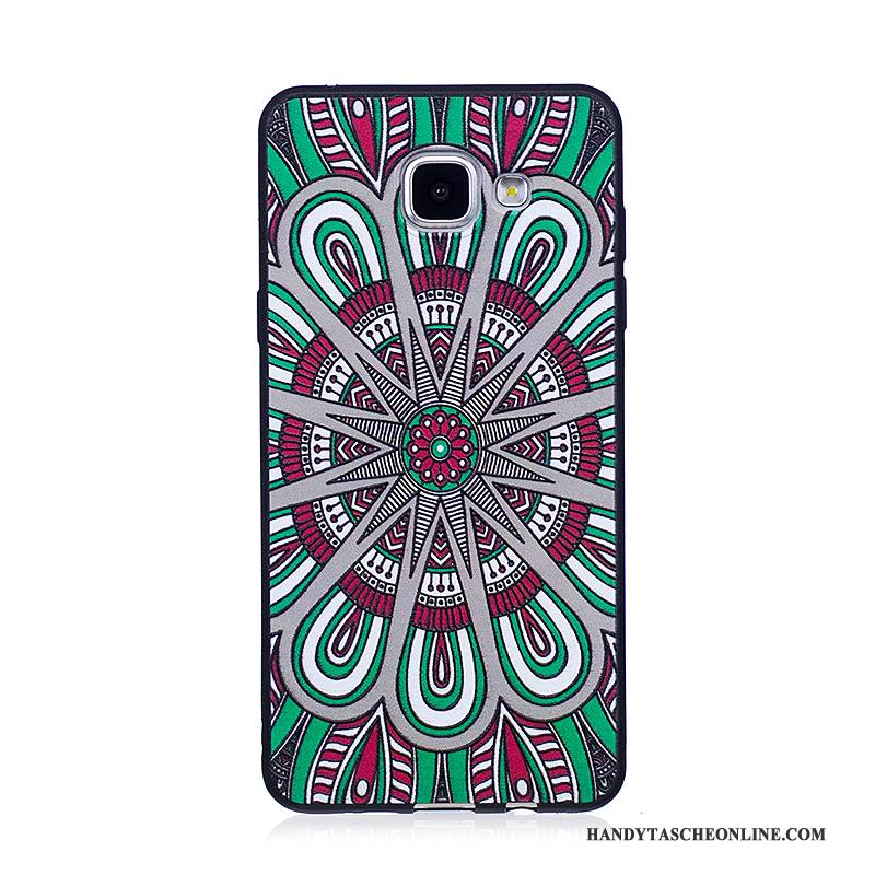 Hülle Samsung Galaxy A3 2016 Schutz Handyhüllen Grün, Case Samsung Galaxy A3 2016 Karikatur Trend