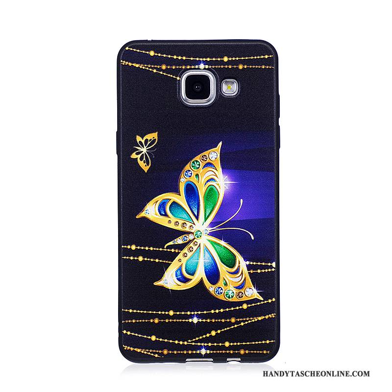 Hülle Samsung Galaxy A3 2016 Schutz Handyhüllen Grün, Case Samsung Galaxy A3 2016 Karikatur Trend