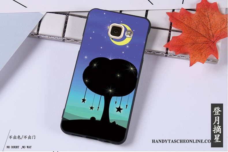 Hülle Samsung Galaxy A3 2016 Weiche Hängende Verzierungen Handyhüllen, Case Samsung Galaxy A3 2016 Schutz Schwarz Anti-sturz