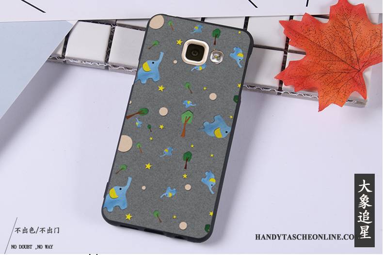 Hülle Samsung Galaxy A3 2016 Weiche Hängende Verzierungen Handyhüllen, Case Samsung Galaxy A3 2016 Schutz Schwarz Anti-sturz