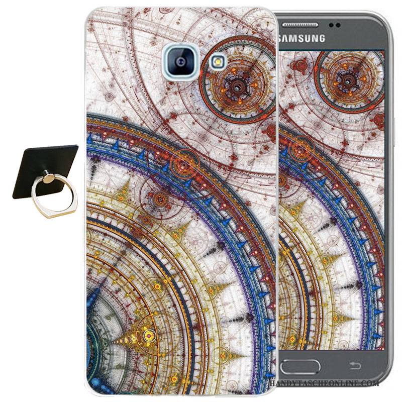 Hülle Samsung Galaxy A3 2017 Karikatur Handyhüllen Anti-sturz, Case Samsung Galaxy A3 2017 Schutz Blau