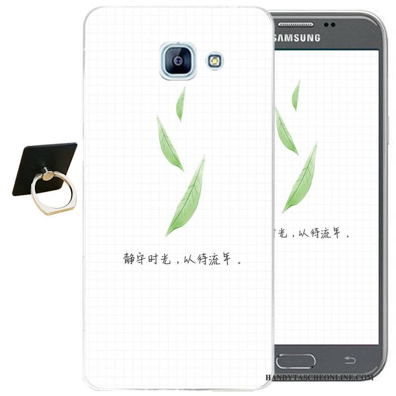 Hülle Samsung Galaxy A3 2017 Karikatur Handyhüllen Anti-sturz, Case Samsung Galaxy A3 2017 Schutz Blau