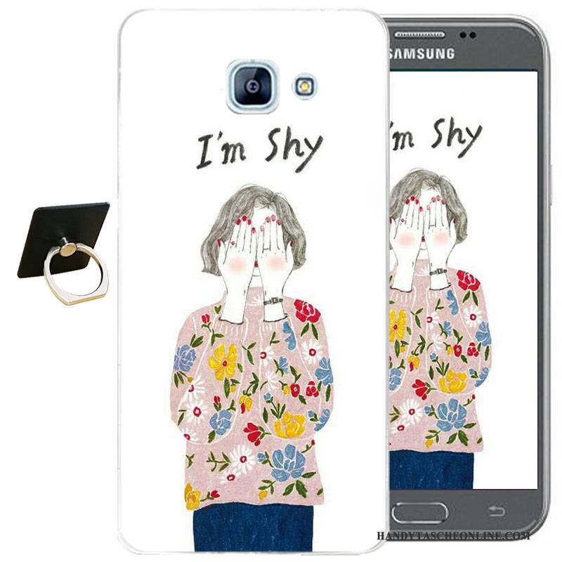 Hülle Samsung Galaxy A3 2017 Karikatur Handyhüllen Anti-sturz, Case Samsung Galaxy A3 2017 Schutz Blau