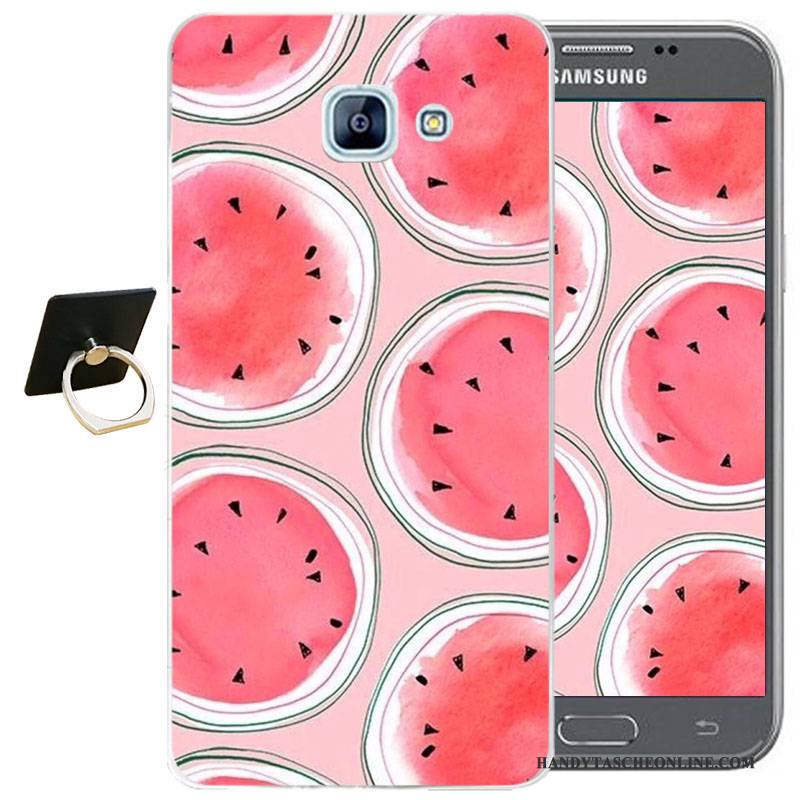 Hülle Samsung Galaxy A3 2017 Karikatur Handyhüllen Anti-sturz, Case Samsung Galaxy A3 2017 Schutz Blau