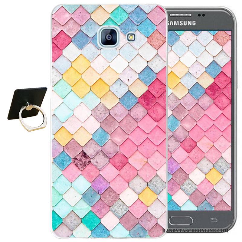 Hülle Samsung Galaxy A3 2017 Karikatur Handyhüllen Anti-sturz, Case Samsung Galaxy A3 2017 Schutz Blau