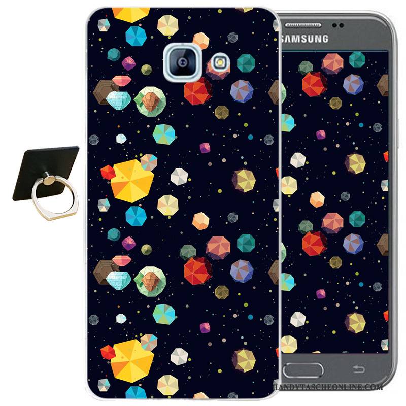 Hülle Samsung Galaxy A3 2017 Karikatur Handyhüllen Anti-sturz, Case Samsung Galaxy A3 2017 Schutz Blau