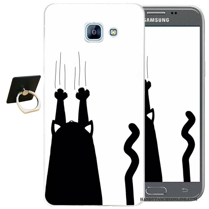 Hülle Samsung Galaxy A3 2017 Karikatur Handyhüllen Anti-sturz, Case Samsung Galaxy A3 2017 Schutz Blau