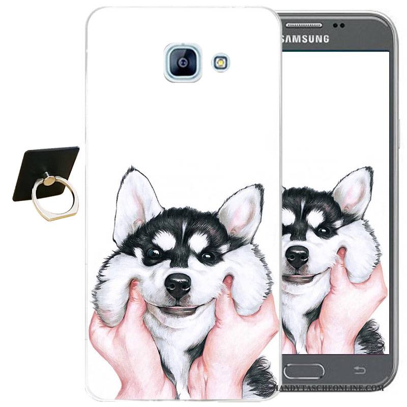 Hülle Samsung Galaxy A3 2017 Karikatur Handyhüllen Anti-sturz, Case Samsung Galaxy A3 2017 Schutz Blau