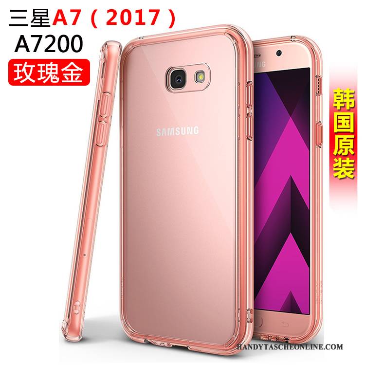 Hülle Samsung Galaxy A3 2017 Silikon Anti-sturz Handyhüllen, Case Samsung Galaxy A3 2017 Schutz Weiß