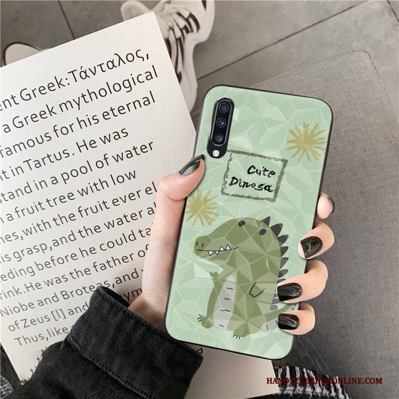 Hülle Samsung Galaxy A30s Karikatur Mini Handyhüllen, Case Samsung Galaxy A30s Silikon Nette Krokodilmuster