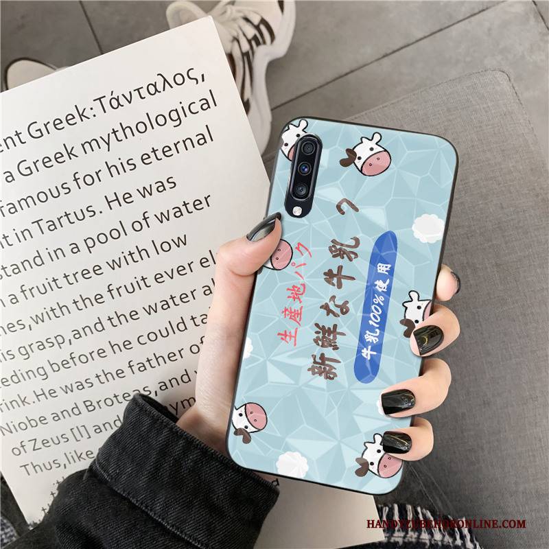 Hülle Samsung Galaxy A30s Karikatur Mini Handyhüllen, Case Samsung Galaxy A30s Silikon Nette Krokodilmuster