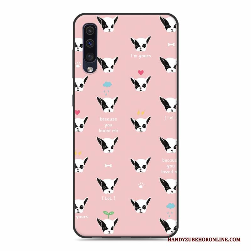 Hülle Samsung Galaxy A30s Karikatur Persönlichkeit Anti-sturz, Case Samsung Galaxy A30s Kreativ Weiß Handyhüllen