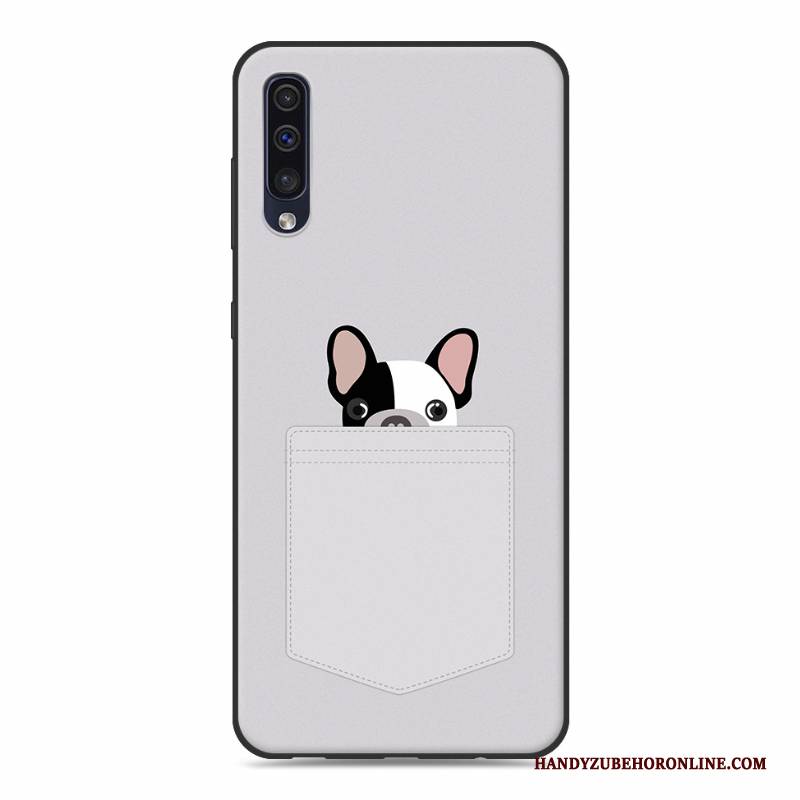 Hülle Samsung Galaxy A30s Karikatur Persönlichkeit Anti-sturz, Case Samsung Galaxy A30s Kreativ Weiß Handyhüllen