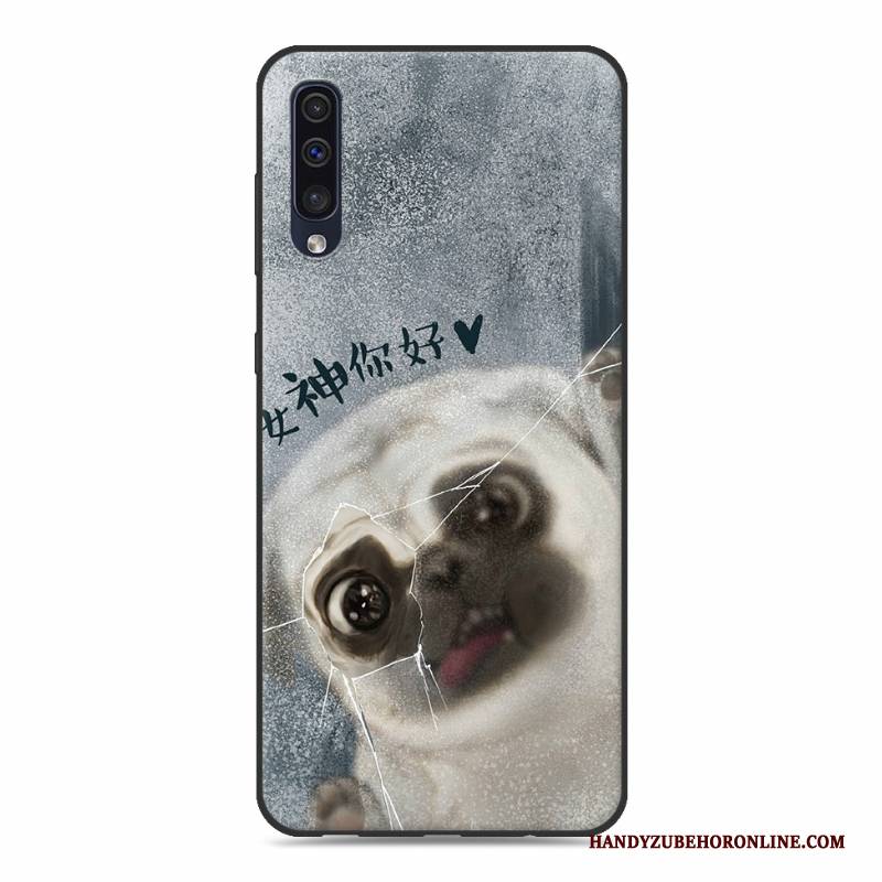 Hülle Samsung Galaxy A30s Karikatur Persönlichkeit Anti-sturz, Case Samsung Galaxy A30s Kreativ Weiß Handyhüllen