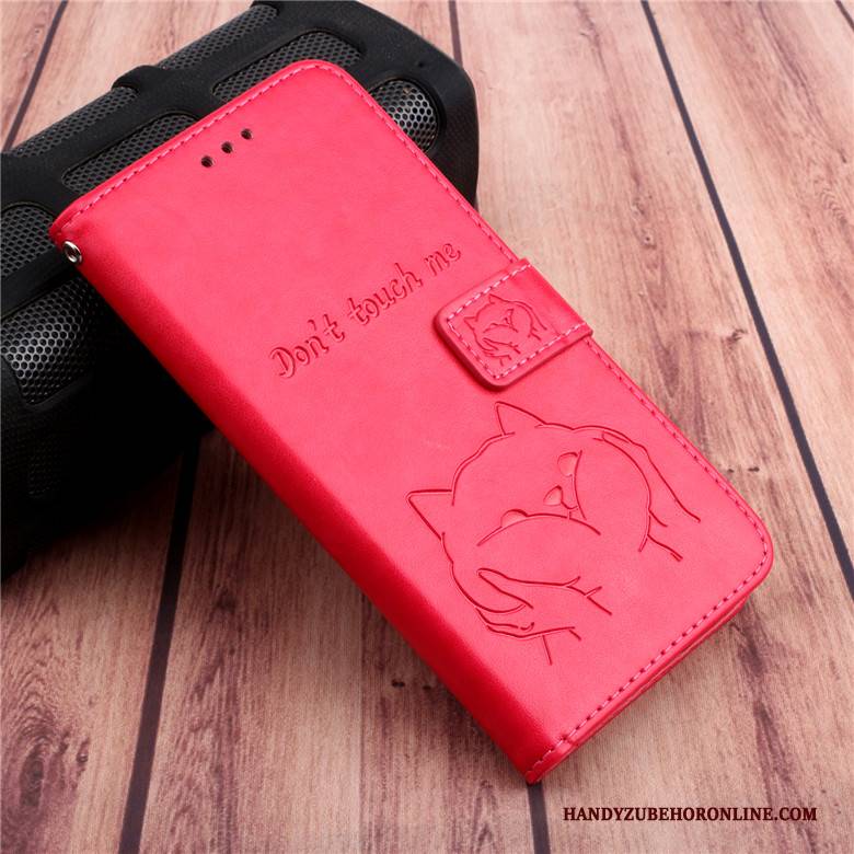 Hülle Samsung Galaxy A30s Lederhülle Rot Handyhüllen, Case Samsung Galaxy A30s Schutz