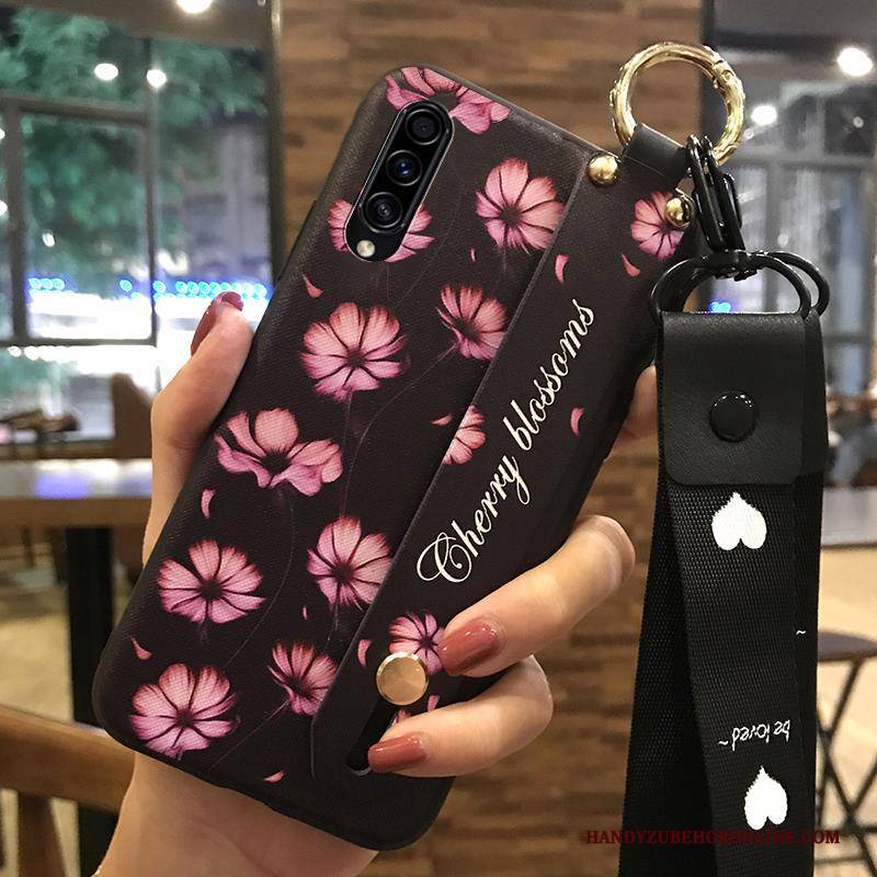 Hülle Samsung Galaxy A30s Schutz Mini Frisch, Case Samsung Galaxy A30s Weiche Weiß Hängende Verzierungen