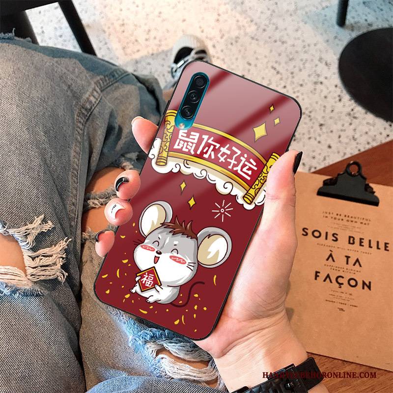 Hülle Samsung Galaxy A30s Schutz Nette Trendmarke, Case Samsung Galaxy A30s Weiche Ratte Rot