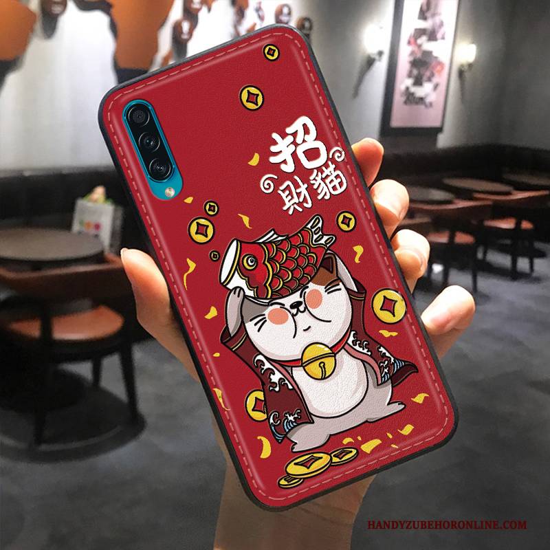 Hülle Samsung Galaxy A30s Schutz Ratte Rot, Case Samsung Galaxy A30s Silikon Katzen Handyhüllen