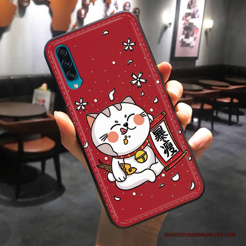 Hülle Samsung Galaxy A30s Schutz Ratte Rot, Case Samsung Galaxy A30s Silikon Katzen Handyhüllen