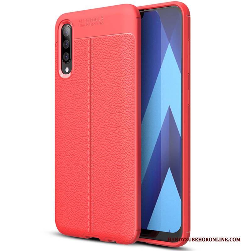 Hülle Samsung Galaxy A30s Silikon Muster Rot, Case Samsung Galaxy A30s Leder Handyhüllen