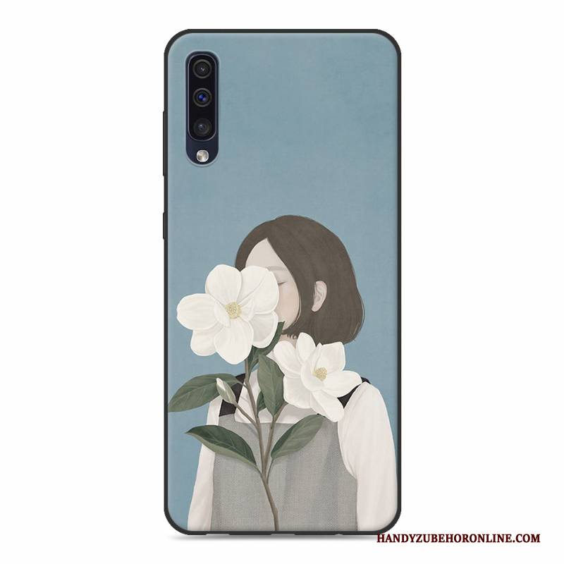 Hülle Samsung Galaxy A30s Silikon Trend Weiß, Case Samsung Galaxy A30s Kreativ Neu Mini