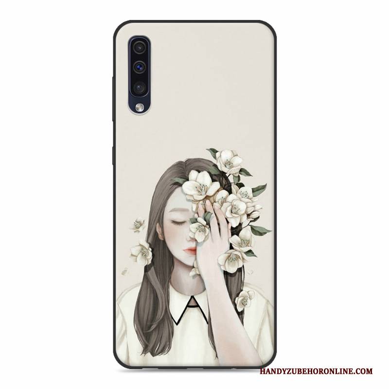 Hülle Samsung Galaxy A30s Silikon Trend Weiß, Case Samsung Galaxy A30s Kreativ Neu Mini