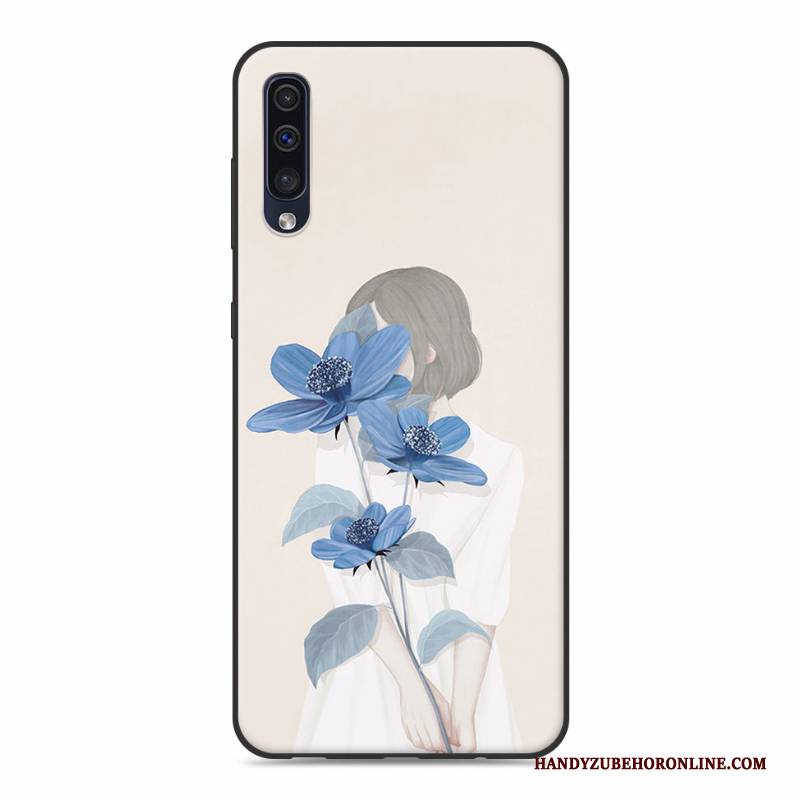 Hülle Samsung Galaxy A30s Silikon Trend Weiß, Case Samsung Galaxy A30s Kreativ Neu Mini